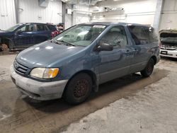 Salvage cars for sale from Copart Ottawa, ON: 2003 Toyota Sienna CE