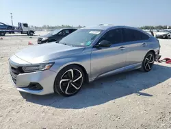 Salvage cars for sale at Arcadia, FL auction: 2022 Honda Accord Sport