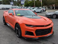 Salvage cars for sale from Copart North Billerica, MA: 2019 Chevrolet Camaro ZL1