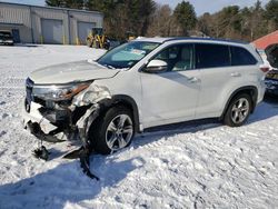 Toyota salvage cars for sale: 2015 Toyota Highlander Limited