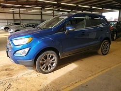 Salvage cars for sale at Mocksville, NC auction: 2021 Ford Ecosport Titanium