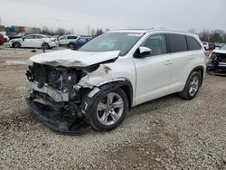 Salvage cars for sale from Copart Columbus, OH: 2016 Toyota Highlander Limited