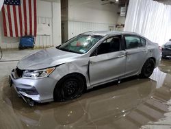 Salvage cars for sale at Leroy, NY auction: 2017 Honda Accord LX