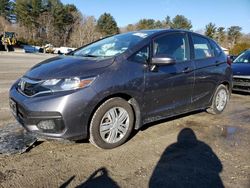 Salvage cars for sale at Mendon, MA auction: 2019 Honda FIT LX