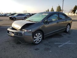 Salvage cars for sale from Copart Rancho Cucamonga, CA: 2010 Honda Civic LX