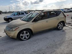 Nissan Murano salvage cars for sale: 2003 Nissan Murano SL