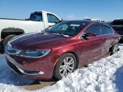 Chrysler salvage cars for sale: 2015 Chrysler 200 Limited