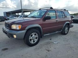 Salvage cars for sale at West Palm Beach, FL auction: 2001 Nissan Pathfinder LE