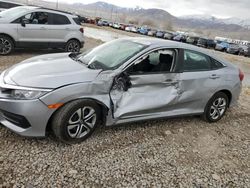 Salvage cars for sale at Magna, UT auction: 2018 Honda Civic LX