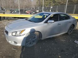 Salvage cars for sale at Waldorf, MD auction: 2012 Nissan Maxima S