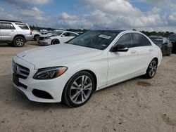 Salvage cars for sale from Copart Houston, TX: 2017 Mercedes-Benz C300