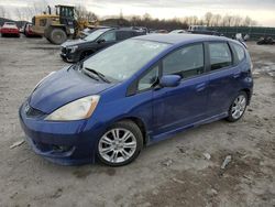 Salvage cars for sale at Duryea, PA auction: 2009 Honda FIT Sport