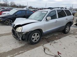 Salvage cars for sale at Lawrenceburg, KY auction: 2004 Hyundai Santa FE GLS