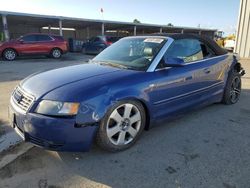 Salvage cars for sale at Fresno, CA auction: 2005 Audi A4 Quattro Cabriolet