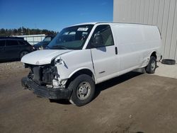 Salvage trucks for sale at Franklin, WI auction: 2006 Chevrolet Express G2500