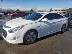 Salvage cars for sale at Littleton, CO auction: 2013 Hyundai Sonata Hybrid