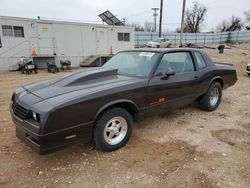 Salvage cars for sale at Oklahoma City, OK auction: 1985 Chevrolet Monte Carlo