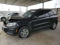 Salvage cars for sale at Anthony, TX auction: 2016 Volkswagen Tiguan S