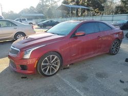 Salvage cars for sale at Savannah, GA auction: 2016 Cadillac ATS-V