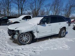 Jeep salvage cars for sale: 2022 Jeep Grand Cherokee Summit 4XE