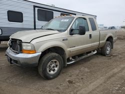 Salvage trucks for sale at Brighton, CO auction: 2001 Ford F250 Super Duty