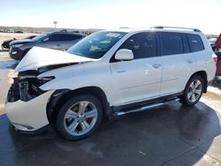 Salvage cars for sale from Copart Grand Prairie, TX: 2013 Toyota Highlander Limited