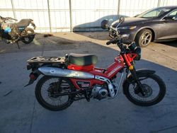 Salvage motorcycles for sale at Littleton, CO auction: 2022 Honda CT125 A