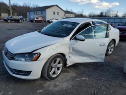 Salvage cars for sale at York Haven, PA auction: 2013 Volkswagen Passat SE