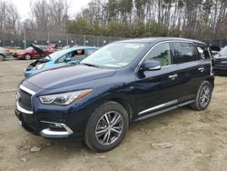 Salvage cars for sale at auction: 2020 Infiniti QX60 Luxe