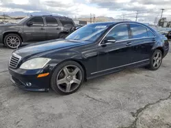 Salvage cars for sale at Sun Valley, CA auction: 2008 Mercedes-Benz S 550