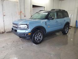 Salvage cars for sale at Madisonville, TN auction: 2021 Ford Bronco Sport Badlands