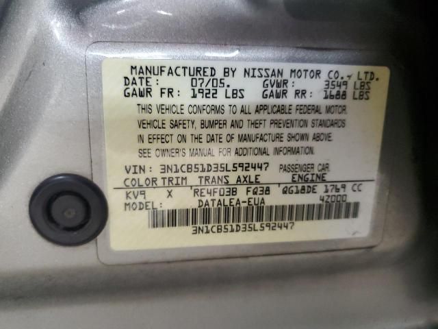 2005 Nissan Sentra 1.8