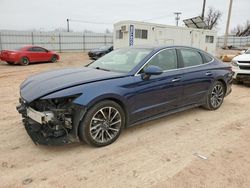 Salvage cars for sale at Oklahoma City, OK auction: 2020 Hyundai Sonata Limited