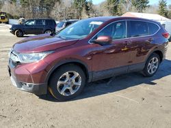 Salvage cars for sale at Mendon, MA auction: 2019 Honda CR-V EXL