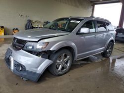 Salvage cars for sale at Wilmer, TX auction: 2017 Dodge Journey Crossroad