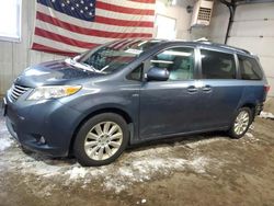 2016 Toyota Sienna XLE en venta en Lyman, ME