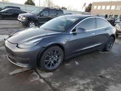 Salvage cars for sale at auction: 2018 Tesla Model 3