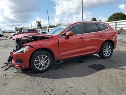 Salvage cars for sale from Copart Miami, FL: 2021 Volvo XC60 T5 Momentum