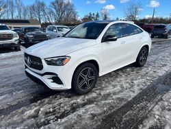 Salvage cars for sale at East Granby, CT auction: 2025 Mercedes-Benz GLE Coupe 450 4matic