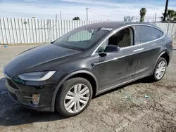 Salvage cars for sale at Van Nuys, CA auction: 2017 Tesla Model X