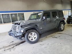 Jeep salvage cars for sale: 2020 Jeep Wrangler Unlimited Sport