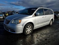 Salvage cars for sale at New Britain, CT auction: 2012 Chrysler Town & Country Touring L