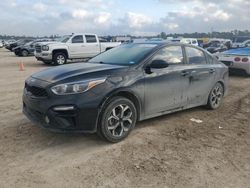 Salvage cars for sale at Houston, TX auction: 2019 KIA Forte FE