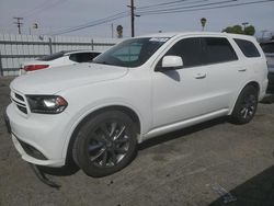 Salvage cars for sale at Colton, CA auction: 2017 Dodge Durango GT