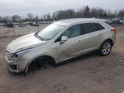 Salvage cars for sale at Chalfont, PA auction: 2017 Cadillac XT5 Luxury