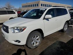 Salvage cars for sale at Littleton, CO auction: 2010 Toyota Highlander