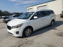 Salvage cars for sale at Gaston, SC auction: 2015 KIA Sedona LX