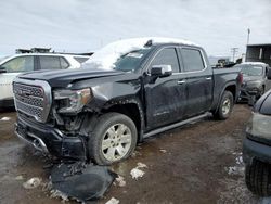 Salvage cars for sale at Brighton, CO auction: 2021 GMC Sierra K1500 Denali