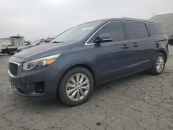 Salvage cars for sale at Colton, CA auction: 2015 KIA Sedona EX