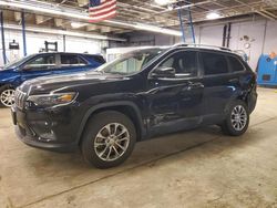 Salvage cars for sale at Wheeling, IL auction: 2019 Jeep Cherokee Latitude Plus